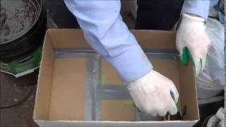 Liquid Rubber Test #2 - Making a Waterproof Cardboard Box