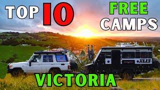 FREE CAMPING in VICTORIA: 10 Top Spots with Bonus Hidden Gems | Caravanning #travelaustralia