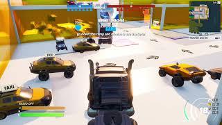 Rockets Vs Cars (Giant Ramp) Gameplay Season 1 - Fortnite