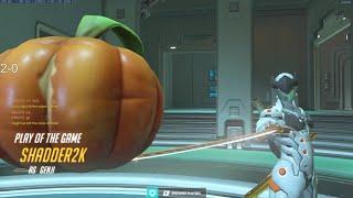 Overwatch Rank 1 Genji Shadder2k Showing His Sick Gameplay Tricks