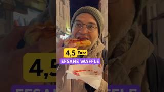 4.5 EURO'YA EFSANE WAFFLE #waffle #tatlı #keşfet