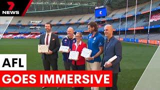 New technology brings AFL to life for blind fans | 7NEWS