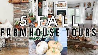 5 Fall Antique Farmhouse Style Home Tours