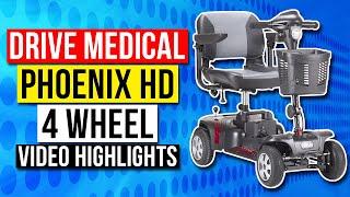 Drive Medical Phoenix HD 4 Wheel Mobility Scooter [2024]