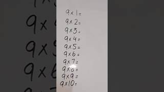 Table trick 9 ||Times table|| Table of 9 #maths #mathstricks #geomaths26