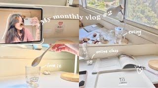 Vlog #2 一直在吃的高中生網課日常!（？//monthly vlog by betty titi//