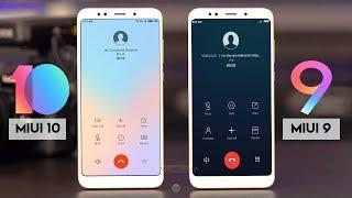 MIUI 10 vs MIUI 9 UI Comparison 