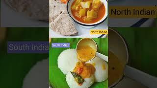 South Indian vs North Indian food