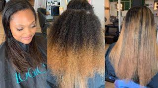 I Balayaged my Natural Hair!  | VandyVanity