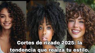 CORTES DE CABELLO RIZADO 2025  Tendencias  101