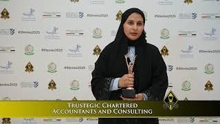 Trustegic Chartered Accountants and Consulting wins in the Middle East & North Africa Stevie® Awards