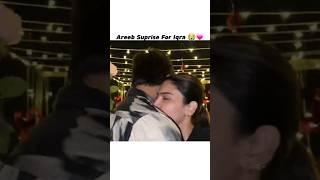 Areeb Pervaiz Suprised Iqra Kanwal ️|#sistrology #iqrakanwal #viralvideos #couple#foryou #ytshorts