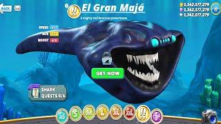 Hungry Shark World - El Gran Majá New Shark Coming Soon - All 45 Sharks Unlocked Hack Gems Coins Mod