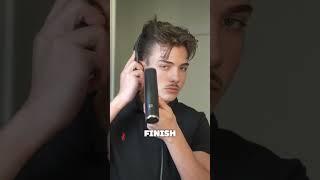 Brush back hairstyle tutorial
