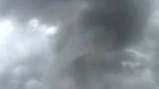 INSIDE a rope #tornado northeast of Houston, Texas!