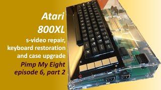 Atari 800XL: s-video repair, keyboard restoration and case upgrade (PME, episode 6, part 2)