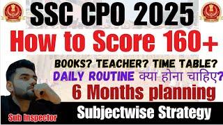 SSC CPO 2025 Full Detailed Strategy || Jobpakki with shubham