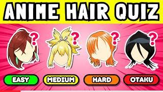 Whose Hair Is This?  Quiz with Anime Girls Only! 