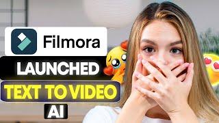 Finally, Filmora Launched "Text to Video AI" | Full Tutorial!