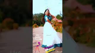 Sreenithi Water packet song beauty #trending #viralvideo #love