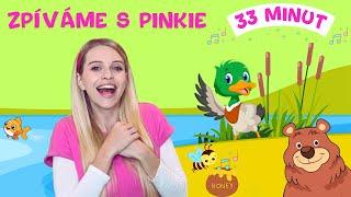 Zábavné Písničky pro Děti - Zvířátka pro Nejmenší - Zpíváme s Pinkie - 30 Minut Zábavy