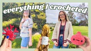 August Crochet Wrap-Up: Everything I Crocheted, Exciting News, Books, and New Yarn! 