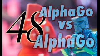 AlphaGo vs. AlphaGo with Michael Redmond 9p: Game 48