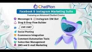 ChatPion: AI Chatbot Social Media Marketing Suite For E-commerce, Facebook And Instagram