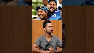 Virat Kohli On His Friendship With Yuvraj Singh 🫂 #cricket #shorts