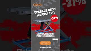 Lincos® Werkstattentwicklung - HML300 Elektrohydraulische Motorradhebebühne 300kg