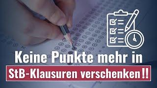 "Begründung fehlt" - keine Punkte mehr in Steuerberaterklausuren verschenken