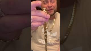 Las villas jewelry review 12mm 22inch Miami Cuban link chain 242grams 14k