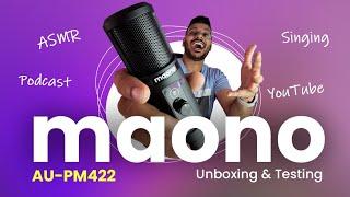 Achieve Studio-Quality Sound: Best Mic for YouTube, ASMR & Singing | Maono PM422 Unboxing & Review