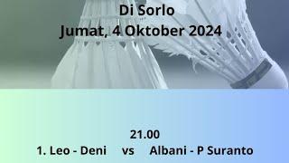 (LIVE) TARUNG BEBAS SOLO ALBANI/SURANTO VS DENY/LEO SORLO 2024