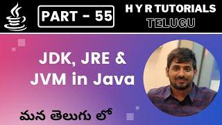 P55 - JDK, JRE and JVM in Java | Core Java | Java Programming |