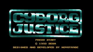 Cyborg Justice. [Mega Drive - Novotrade, Sega ]. (1993). Full Hard Play.