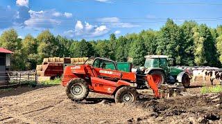 Ładowanie ObornikaTest Ładowarki Manitou 2020 Fendt Vario 716 MANITOU MLT 628 Turbo 