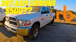 Auction special RAM CUMMINS!!, can we FIX IT FOR UNDER $500???