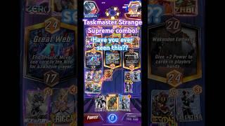 Have you ever seen this combo?? Strange Supreme + Taskmaster! #marvelsnap #highvoltage #nolucksgiven