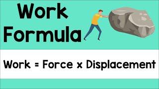 Work Formula | Physics Animation