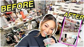 SPRING CLEANING: Organizing/decluttering my *insane* makeup collection | Roxette Arisa