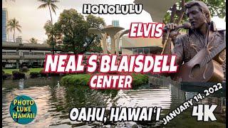 Neal S Blaisdell Center Elvis Presley Fish Ponds Covid Vaccinations January 14, 2022 Oahu Hawaii