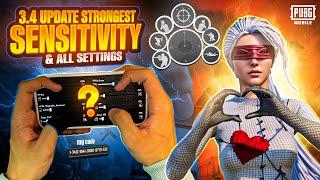 UPDATE 3.4zodCASTRO 5 Finger Claw | Sensitivity For iPhone 15 ProMax & All Settings | PUBG Mobile