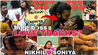 Nikhil Loves Soniya | Nikhil and Sonia | LOVE TRACKS in Bigg Boss 8 | Hugs in Biggboss 8#biggboss8