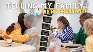 TELLING MY FAMILY I'M PREGNANT! They were not expecting this!!