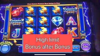 THUNDER CASH SLOTLive PlayBonus after Bonus High Limit #Monarchcasino