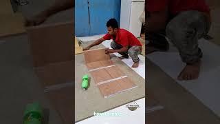 ساخت میز تحریر تمام چوب شیک . making wooden table