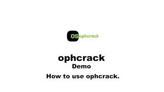 How to Use Ophcrack