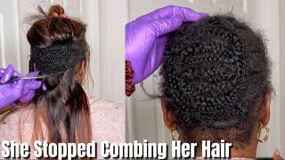 She hasn’t Combed Her hair in Months | The biggest Long Hair Secret