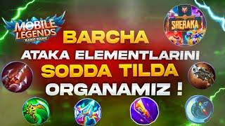  BARCHA ATAKA ELEMENTLARNI SODDA TILDA ORAGANAMIZ - O'YININGIZNI 100% O'ZGARTIRADI!  - SHERAKA MLB